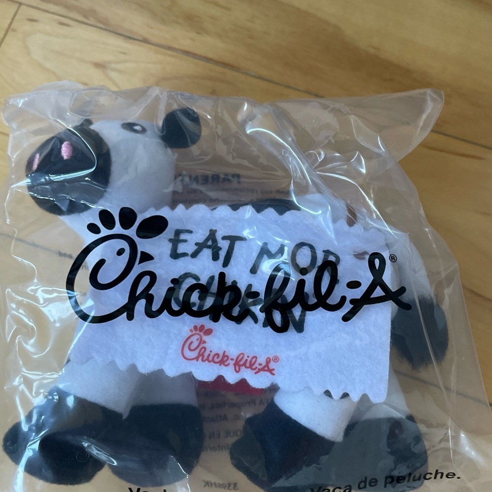 Chick-fil-A Plush Cow  - White & Black